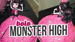 Bolo da Monster High  Brincando de Ana Maria [upl. by Efinnej]