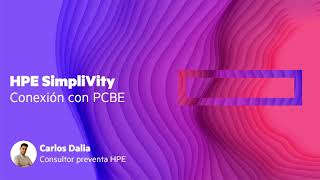 Conexión de HPE Simplivity con HPE GreenLake for PCBE [upl. by Stoeber]