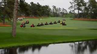 Masters Practice Round  Mowing 15 [upl. by Ahsinoj]