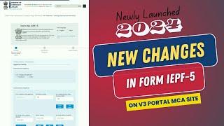 Essential Updates to IEPF5 Form on V3 Portal 2024  New changes in IEPF Form 2024  New IEPF Form5 [upl. by Eeuqram172]