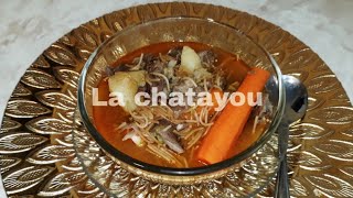 Sopa de Fideo con Carne y verdurasLachatayou [upl. by Engedi633]