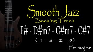 F Major 1625 SMOOTH JAZZ Backing Track 85bpm [upl. by Nirre]