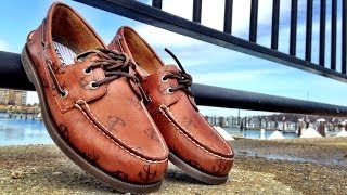 Sperry TopSider Boat Shoe Review amp On Feet [upl. by Ahsoyek]