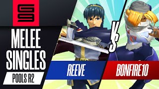 Reeve Marth vs bonfire10 Sheik  Melee Singles Pools Losers Top 64  Genesis 9 [upl. by Yrakcaz]