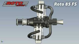 New engine ROTO 85 FS [upl. by Ellierim]