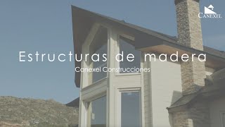 Estructura de madera la seña de las casas canadienses [upl. by Reerg682]