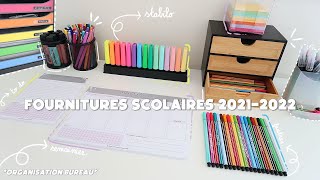 HAUL FOURNITURES SCOLAIRES ORGANISATION BUREAU amp PRÉPARATION DE COMMANDES 📙 Back to school 2021 [upl. by Rases]