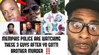 Police WATCHING These 3 Men After Yo Gotti Brother Big Jook Was TARGETED amp Killed HITMAN STYLE [upl. by Ytirahs]