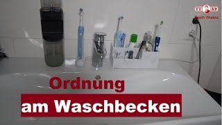 Ordnung im Bad leicht gemacht Der Waschbecken Organizer für die elektrische Zahnbürste mit Stil [upl. by Miguel]