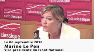 Marine Le Pen invitée de Guillaume Durand [upl. by Leavy386]