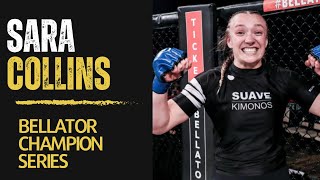 Bellator Champion Series Londons Sara Collins Interview quotIll be able to submit Leah McCourtquot [upl. by Harts]