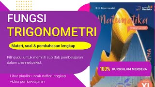 Grafik Fungsi Trigonometri Matematika Tingkat Lanjut kelas 11 kurikulum merdeka [upl. by Win606]