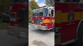 Hamilton Fire Department Tanker 27 hamiltonfire firetruck spartanerv shorts [upl. by Noel425]