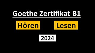 Goethe Zertifikat B1 Hören Lesen Modelltest mit Antworten am Ende  Vid  239 [upl. by Yruok235]