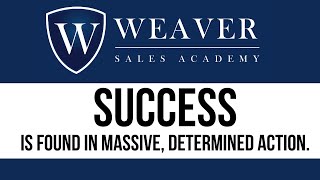 WEAVER SALES ACADEMY [upl. by Dallon]