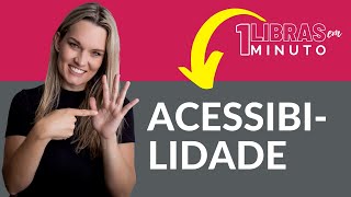 177º CURSO DE LIBRAS  ACESSIBILIDADE [upl. by Gittle]