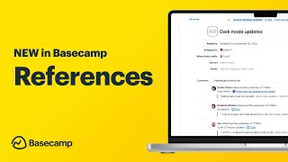 New in Basecamp References [upl. by De Witt738]