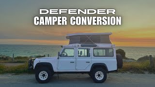 Starting the Defender 110 Camper Build [upl. by Nawor]