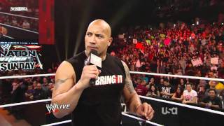 The Rock returns to Raw  Part 1 of 2  720p HD [upl. by Eimorej]