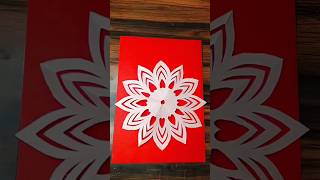 Paper rangoli stencils  shorts ytshorts [upl. by Noirred]