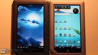 Nook Tablet vs Nook Color Comparison Review [upl. by Coffee]