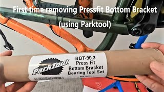 Removing PressFit bottom bracket Sram Dub Pressfit BB [upl. by Naujit]