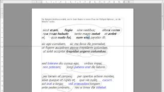 Tutorial Latein Nachhilfe 50 Lyrik2 [upl. by Trotta117]