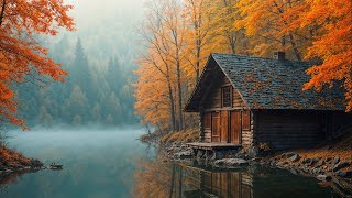 Calm Your Mind amp Feel the Stress Melt Away🍁Beautiful Autumn Nature Scenery 4K  Music Therapy [upl. by Wattenberg]