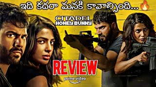 Citadel  Honey Bunny Review in Telugu  Samantha  Varun Dhawan  Raj and Dk [upl. by Lemay775]