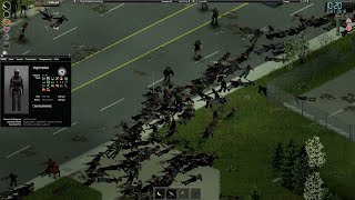 Project Zomboid 16x 70000 kills Muldraugh maxing combat skills [upl. by Oravla]