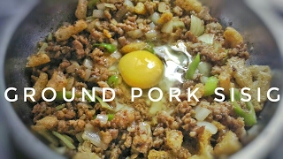 One Pan Ground Pork Sisig  Filipino Recipe Food Bae [upl. by Brie]