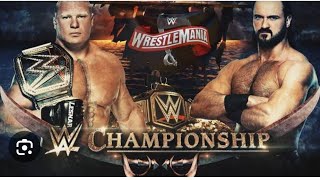 Brock lesnar vs drew mcintyre full match in wwe history wwe wrestling wwewrestler wwesuperstar [upl. by Adal]