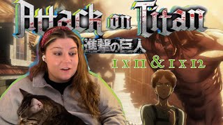 Attack on Titan Reaction 1 x 11 amp 1 x 12  The Struggle for Trost Pt 7 amp 8 [upl. by Corina462]