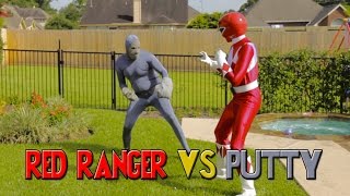 Red Ranger Vs Putty [upl. by Esenaj947]