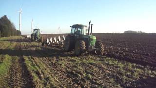 Charrue Bonnel et JOHN DEERE américain en Hesbaye Partie 2 [upl. by Idisahc]