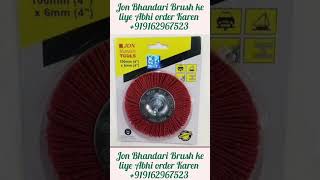 How to Use Jon Bhandari Nylon Brush Woodworking Polishing Grinding Wheel 100mm 4inch makita brush [upl. by Gregrory]