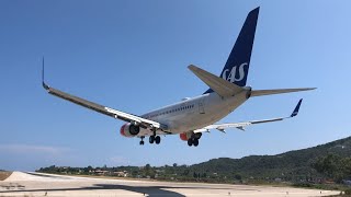 Skiathos HD  Dangerous Aircraft Blast Low Landings and Takeoff [upl. by Almire]