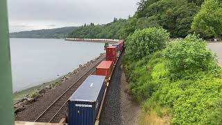 Train at Carkeek Park [upl. by Goldi]