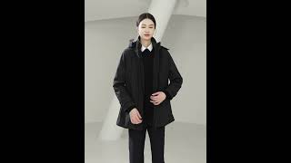 2019 3 in 1 detachable best down puffer jacket women [upl. by Barbuto]