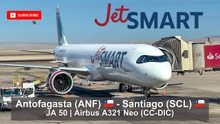 TRIP REPORT  JETSMART  A321Neo  Santiago SCL  Antofagasta ANF  Economy [upl. by Narton]