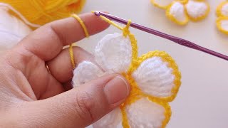 Beginners Guide StepbyStep Crochet Flower Tutorial Made Easy [upl. by Ydniw]