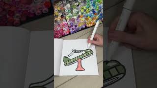 Subscribe for daily coloring videos ❤️☝🏼 coloring ohuhumarkers coloringbook [upl. by Ervin73]