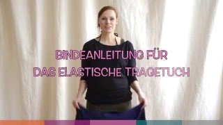 Elastisches Tragetuch fest binden  Cybex UGo [upl. by Adnana]