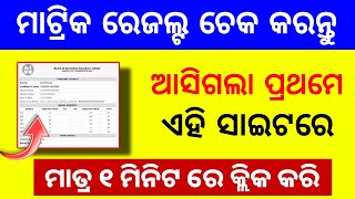 Odisha 10th Matric Result 2024 Website  How to Check Matric Result Through Mobile  BSE Odisha [upl. by Akinot516]