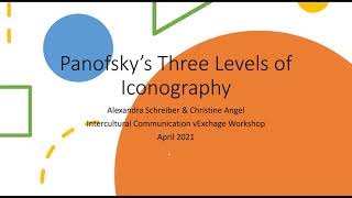 Panofskys Three Levels of Iconography [upl. by Takken]