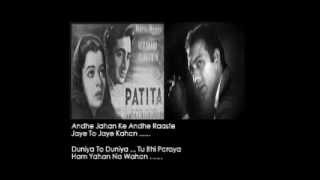 Air Mata Kasih  Andhe Jahan Ke  R Azmi  Talat Mehmood Lyrics [upl. by Airbma448]