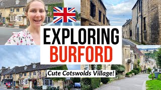 Exploring Burford In The Cotswolds  Cutest Town In England [upl. by Kramal]