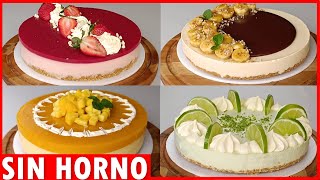 8 Postres SIN HORNO para VENDER y Ganar DINERO desde CASA Cheesecake RENTABLES elideli [upl. by Pazice]