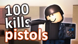 The PISTOL GRIND is BACK Getting 100 Kills on Every Gun Phantom ForceS [upl. by Eyr162]