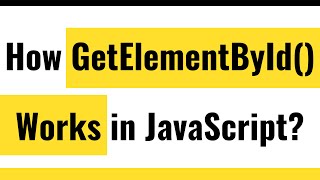 ✅ GetElementById JavaScript [upl. by Lenno638]